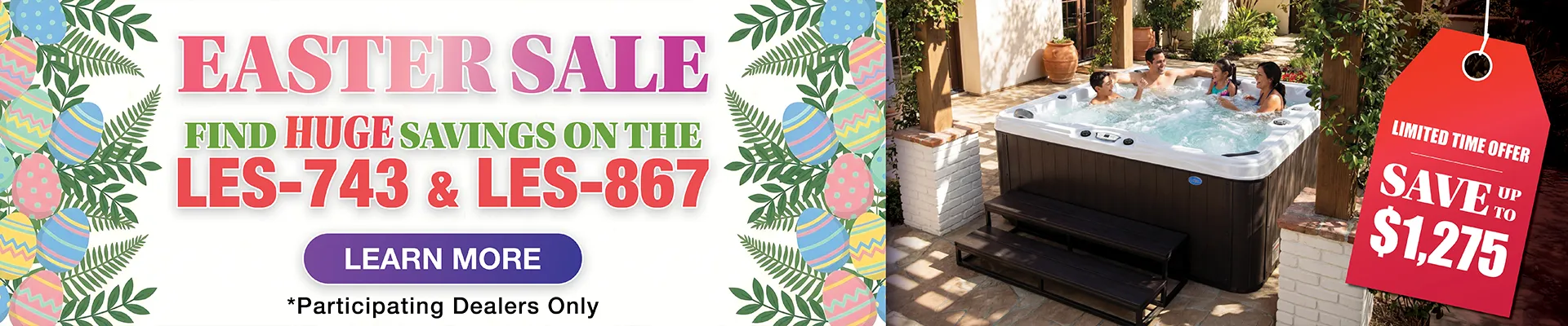 Calspas hot tub being used in a family setting - Valencia